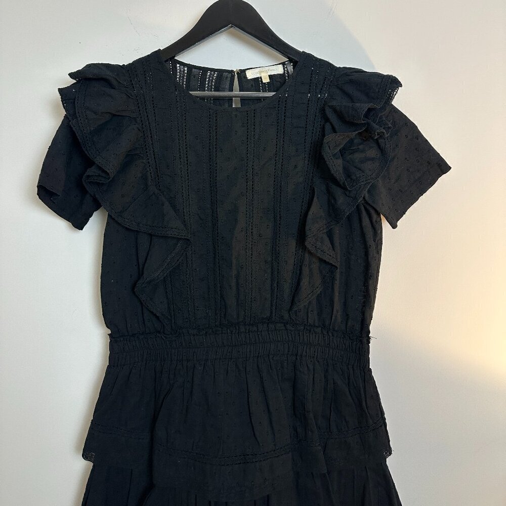 LOVESHACKFANCY Natasha Dress in Black Size X-Small - Picture 4 of 11
